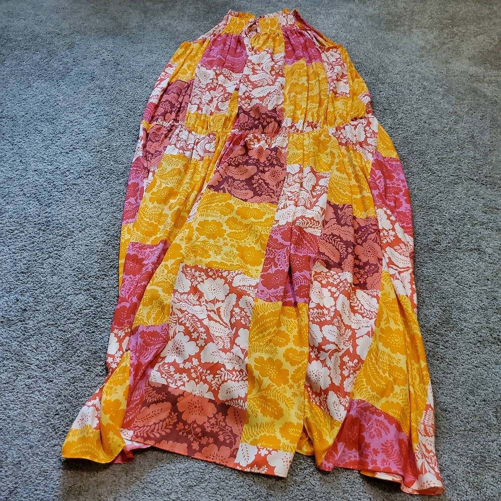 Ann Taylor Patchwork Floral Maxi Dress - Picture 8 of 8